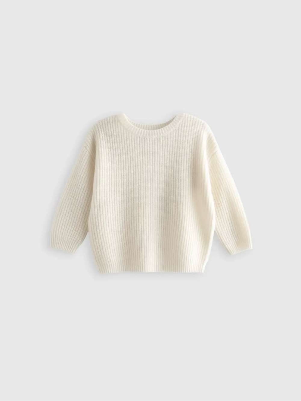 Quince Baby 100% Cashmere Fisherman Sweater 12-18M NWOT